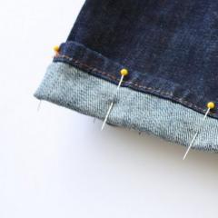 How to hem jeans